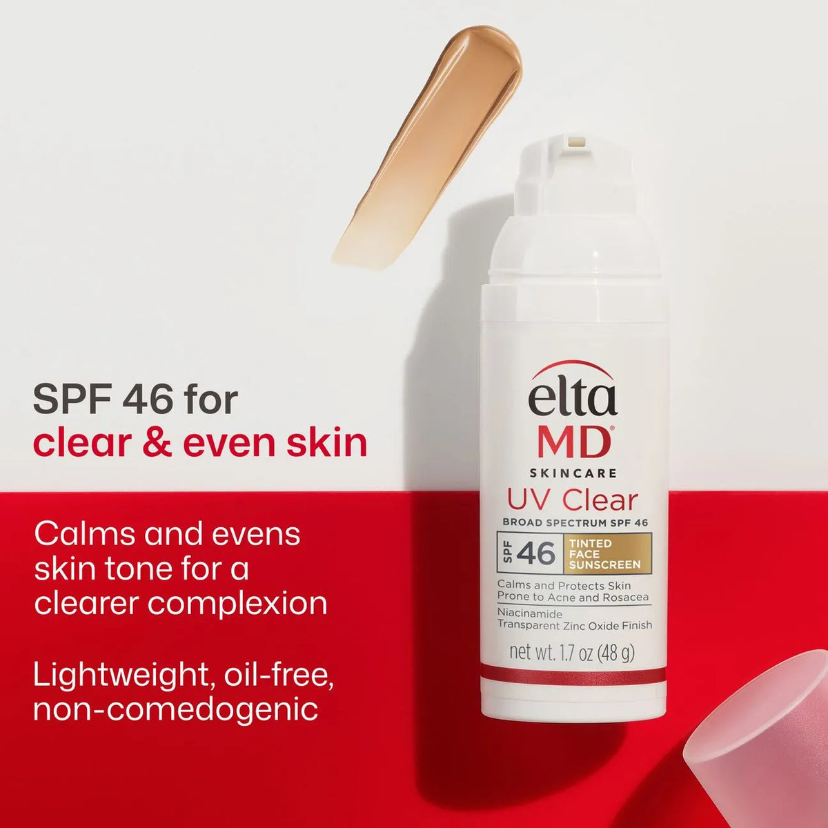 EltaMD UV Clear Tinted SPF 46, detail view